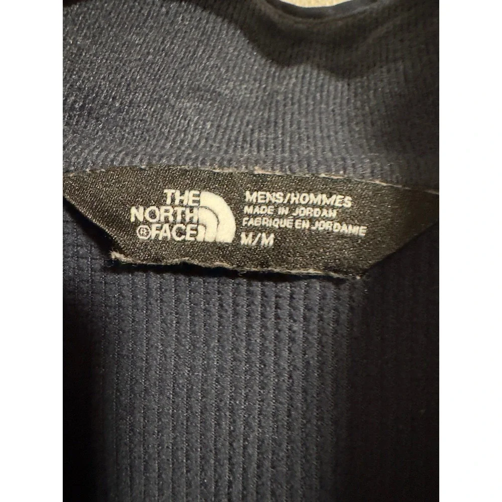 The North Face Navy WindWall Vest Mens Medium Black Softshell Full Zip